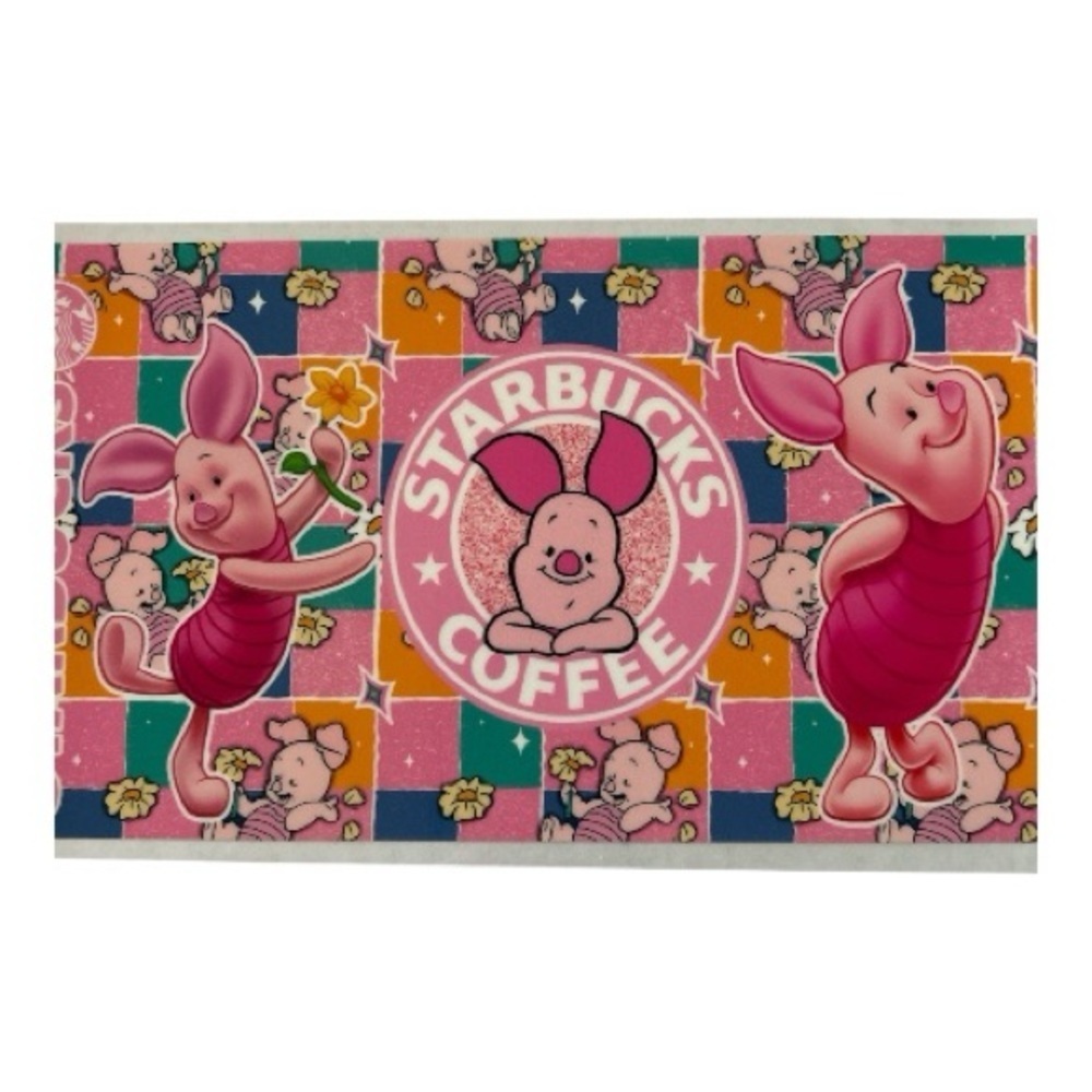 Piglet Starbucks Cup Decal